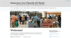 Desktop Screenshot of emersonavenue-churchofchrist.org